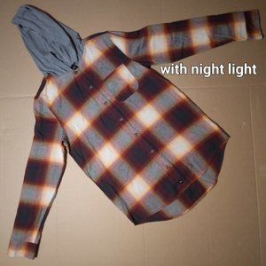 art class-hooded flannel shirt-new-with tag-XL-long sleeve-men-shirt